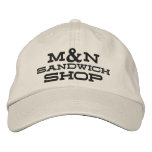 Hat - (Black Letters) M&N Knit Design 1 embroidered hats