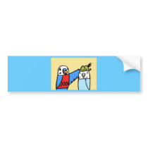 Hat bumper stickers