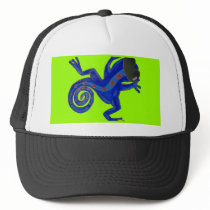 Hat- Cap Groovy Blue Lizard