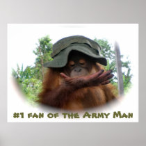 Hat Dance : YouTube cute baby orangutan Print