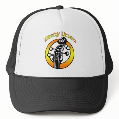 Hat Dirty Linen logo orange & yellow by dirtylinen