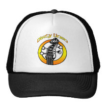Hat Dirty Linen logo orange & yellow