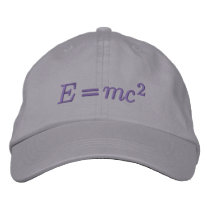 Hat: Einstein, cobblestone thread embroidered hats