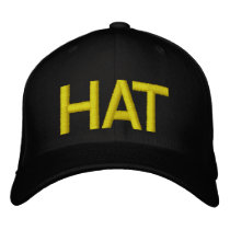 HAT embroidered hats by RascalMedia HAT embroidered hats