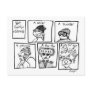 hat fashion statements post card