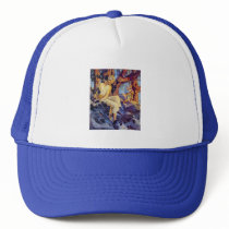 Hat: Girl with Elves by Aquavel Hat: Girl with Elves