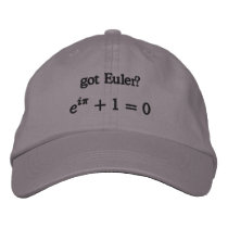 Hat: got Euler? Embroidered Hats