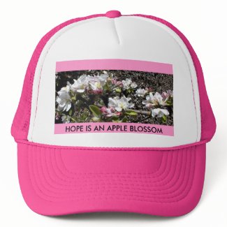 HAT: HOPE IS AN APPLE BLOSSOM hat
