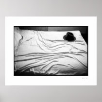 HAT ON BED Poster posters