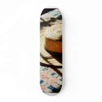 Hat on Bed Skate Board Decks