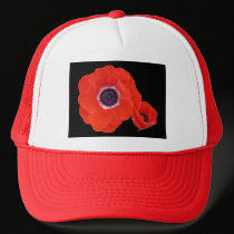 Hat, Perfect Red Poppies