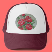 Hat Red Roses by irenemaria Hat Red Roses