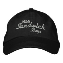 Hat - (Silver Letters) M&N Knit Design 2 Embroidered Hat