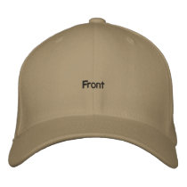 Hat Stat embroidered hats by FREEZazzleGuy Hat Stat embroidered hats