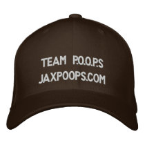 Hat TEAM P.O.O.P.S Embroidered Baseball Cap