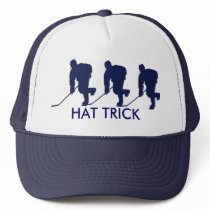HAT TRICK BLUE by Drop_The_Puck HAT TRICK BLUE