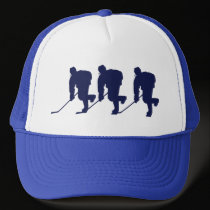 Hat Trick Blue by Drop_The_Puck Hat Trick Blue