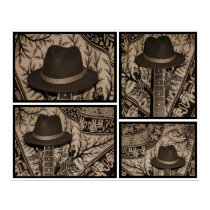 Hat Vignette posters