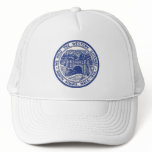 HAT ~ Vintage Seal Train Hoosac Tunnel Railroad MA