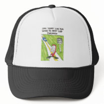 Hat with animated funny church sayings by psnyder62546 Hat with animated funny church sayings