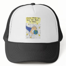 Hat with animated funny church sayings by psnyder62546 Hat with animated funny church sayings