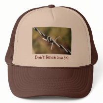 Hat with Barbed Wire Design