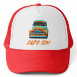 Hat with "DAD'S TOY!" design