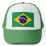 Hat with Flag of Brazil