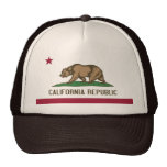 Hat with Flag of  California State - USA