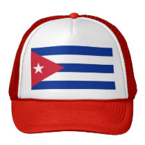Hat with Flag of Cuba hats