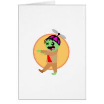 Hat Zombie Card