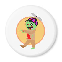 Hat Zombie Fridge Magnets