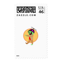 Hat Zombie Stamps