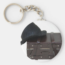 HatAndTrunk030709 copy Keychain