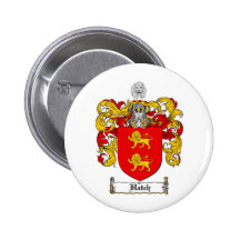 HATCH FAMILY CREST -  HATCH COAT OF ARMS PINBACK BUTTONS