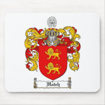 HATCH FAMILY CREST -  HATCH COAT OF ARMS MOUSE PADS