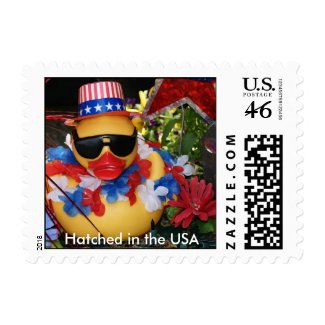 Hatched in the USA (Small Horizontal) stamp