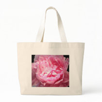 Hatched Pink Peony Bag
