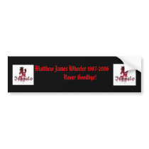 hatchet man, hatchet man, Matthew James Wheeler... bumper stickers
