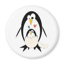 Hatching Penguin Magnet