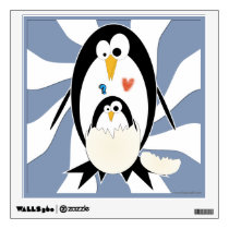 Hatching Penguin Wall Decal wall decals