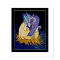 Hatching Purple Dragon posters by pawtraitart Hatching Purple Dragon posters