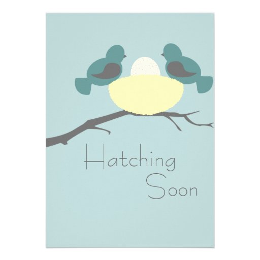 Hatching Soon Custom Announcements