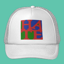 HATE Anti Valentine Design hats
