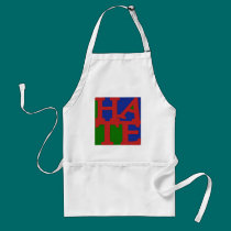 HATE Anti Valentine Design aprons