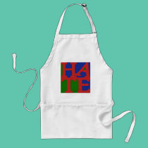 HATE Anti Valentine Design aprons