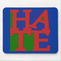 HATE Anti Valentine Design mousepads