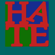 HATE Anti Valentine Design t-shirts