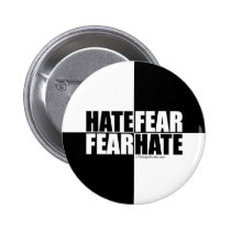 Hate Fear / Fear Hate - Button buttons