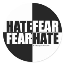 Hate Fear / Fear Hate - Stickers